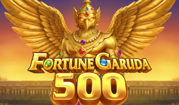 Panel de control de Fortune Garuda 500 con el selector de apuesta y Extra Bet
